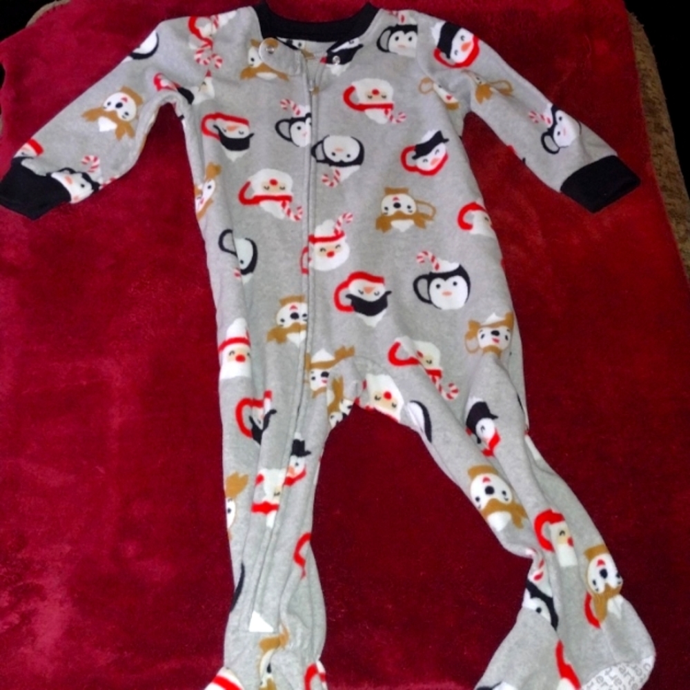 Christmas baby boy PJs